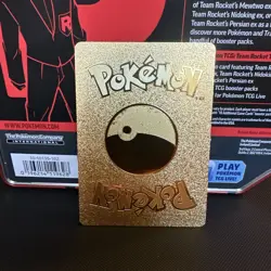 Mewtwo V Ultra Rare Gold Foil Fan Art Display Card 030/078 NM/M - Image 2