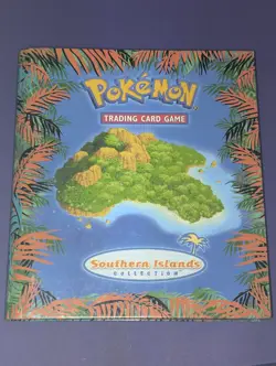 Pokemon Southern Islands Collection Binder With 190+ Vintage Cards - Image 1