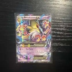 M Alakazam EX 26/124 Fates Collide Ultra Rare Holo 2016 Pokemon TCG Card Nm - Image 1
