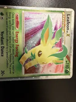 Pokemon TCG Leafeon LV.X Holo Rare Card Majestic Dawn 99/100 - Image 3