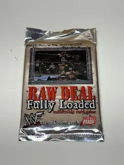 WWF WWE Raw Deal Fully Loaded CCG Booster Pack 2001 (12 Cards Per Pack) - Image 1