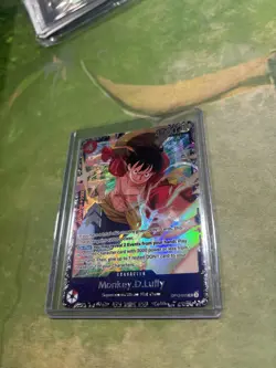 Monkey D Luffy OP12-015 Treasure Cup Promo Prize One Piece Card English - Image 1