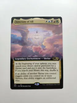 MTG Magic card Sanctum of All (extended art) Core Set 2021 Eng, Boosterfresh(NM) - Image 1