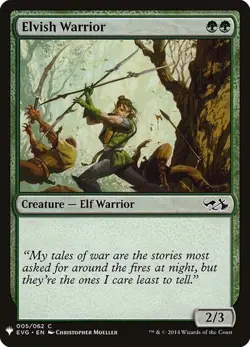 MTG - Elvish Warrior, Mystery Booster - Image 1