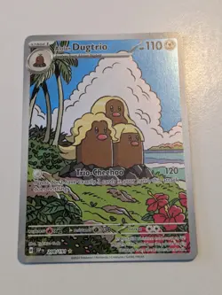 Alolan Dugtrio - 208/191 - Illustration Rare NM, English Pokemon Surging Sparks - Image 1