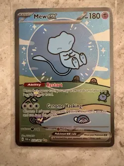 Mew EX 232/091 Sir Bubble Mew Paldean Fates SV Pokemon TCG Holo Full Art - Image 2