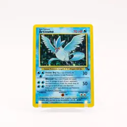 Articuno - 2/62 Fossil Unlimited Holo Rare Pokemon - LP - Image 1
