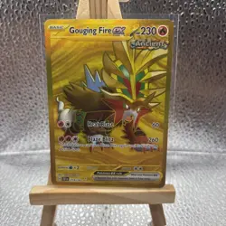 Pokemon TCG Gouging Fire EX 214/162 NM+ - Image 1