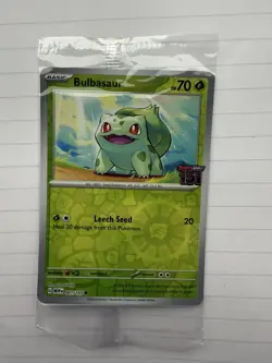 Bulbasaur 001/165 Pokemon TCG Scarlet & Violet 151 Best Buy Stamped Promo Sealed - Image 3