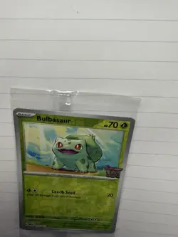 Bulbasaur 001/165 Pokemon TCG Scarlet & Violet 151 Best Buy Stamped Promo Sealed - Image 4