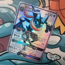 Pokemon TCG Greninja GX Hidden Fates SV56/SV94 Shiny Holo Rare Full Art NM - Image 3