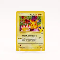 Birthday Pikachu - Celebrations 25th Classic Collection Holo Pokemon - NM - Image 1