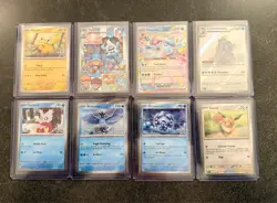 Pokemon TCG 2025 Holiday Calendar Stamped Promos (COMPLETE SET OF 8) - Image 1