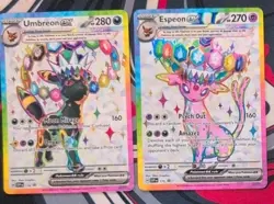 Pokemon Prismatic - Umbreon 176 & Espeon 175 Premium Figure Collection Promo - Image 1