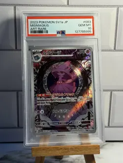 PSA 10 POKEMON MISMAGIUS JAPANESE SV1A-TRIPLET BEAT ART RARE #083 2023 - Image 1