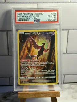 2023 Pokemon SWSH282 Galarian Articuno Promo Crown Zenith PSA 10 GEM MT - Image 1