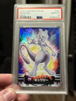 Pokemon Mewtwo Zukan Holo 2004 PSA 10 POP 1 - Image 1