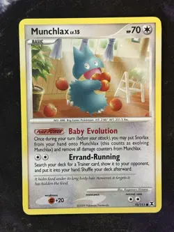 Munchlax - 70/111 - Common LP, English Pokemon Rising Rivals - Image 1