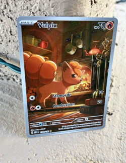 Vulpix Full Art, Pokemon Near Mint, Mega Evolution, Illustration Rare, 138/132 - Image 2