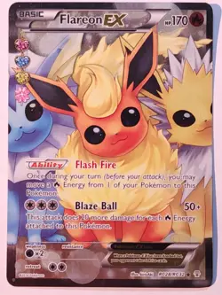Pokemon TCG Flareon EX RC28/RC32 Generations Radiant Collection [NM/M] - Image 1