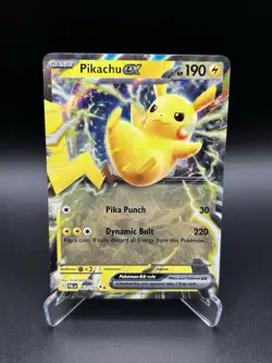 Pokemon Pikachu ex Double Rare Holo SV02: Paldea Evolved 063/193 - Image 1