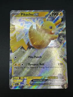 Pokemon Pikachu ex Double Rare Holo SV02: Paldea Evolved 063/193 - Image 2