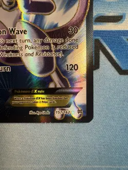 Pokemon TCG Mewtwo EX 157/162 Full Art Ultra Rare XY Breakthrough Holo NM - Image 3