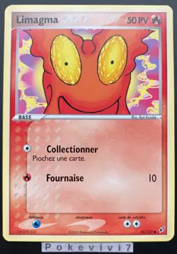 Carte Pokemon LIMAGMA 74/107 Ex Deoxys Bloc EX FR NEUF - Image 1