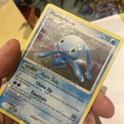 Pokemon TCG Manaphy Lv.32 Holo 8/100 2008 Light Play Majestic Dawn - Image 3