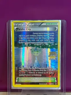 Pokemon TCG Parallel City 145/162 XY Breakthrough City Championships Stamp LP - Image 1