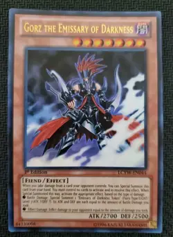 Yu-Gi-Oh! TCG Gorz the Emissary of Darkness LCYW-EN044 1st Edition Ultra Rare - Image 1