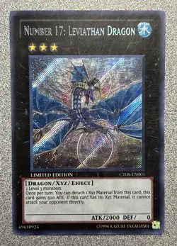 Number 17: Leviathan Dragon CT08-EN001 Secret Rare Limited Edition LP - Image 1