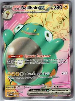 Iono's Bellibolt ex SVP 194 SV: Scarlet & Violet Promo Cards - Pokemon Card - NM - Image 1