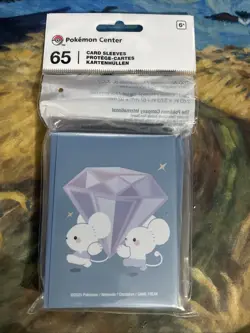 Pokemon TCG Tandemaus & Maushold Household Card Sleeves (65 Sleeves) Brand New - Image 1