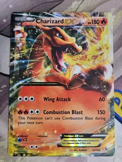 Charizard EX - 12/106 - Pokemon Flashfire XY Ultra Rare Card MP - Image 1