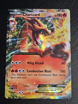 Charizard EX - 12/106 - Pokemon Flashfire XY Ultra Rare Card MP - Image 2