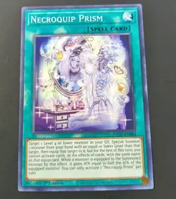 Yu-Gi-Oh! Necroquip Prism Common Spell Card ETCO-EN084 1st Edition NM - Image 1