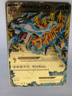 2 x Gold Charizard and McCharizard pokemon cards. HP508 & HP230 Pre owned - Image 2
