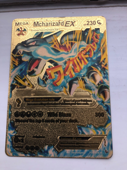 2 x Gold Charizard and McCharizard pokemon cards. HP508 & HP230 Pre owned - Image 4