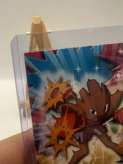 Hitmonchan #107 Topps TV Animation Edition Blue Logo Non Holo Pokemon Card - LP - Image 5