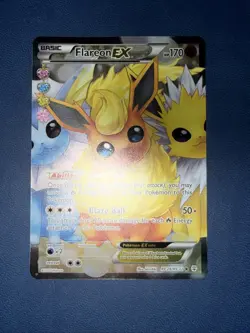 Flareon EX RC28/RC32 RADIANT COLLECTION Pokemon Card XY Generations NM - Image 1