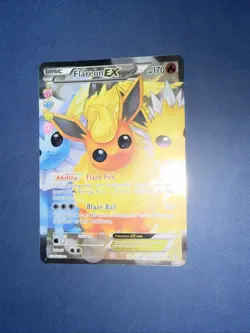 Flareon EX RC28/RC32 RADIANT COLLECTION Pokemon Card XY Generations NM - Image 2