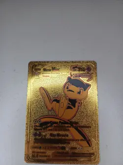 mew vmax tg30/tg30 gold metal fan art card - Image 3