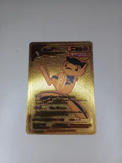 mew vmax tg30/tg30 gold metal fan art card - Image 5