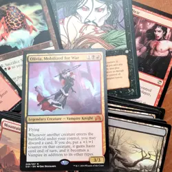 Olivia's VAMPIRES Rare WAR Attacks Fast Fun Custom COMMANDER DECK. 100 MTG Cards - Image 1