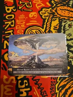 Mirror Realm Sorcery Contested Realm Beta, Unique Site, NM Condition - Image 1
