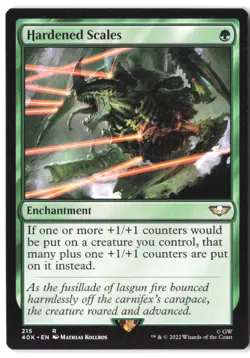 Hardened Scales 215 MTG 40K NM - Image 1