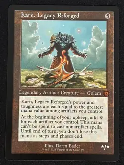 1x MTG Karn, Legacy Reforged (Retro Frame) - (MAT) #99 - Magic the Gathering - Image 1