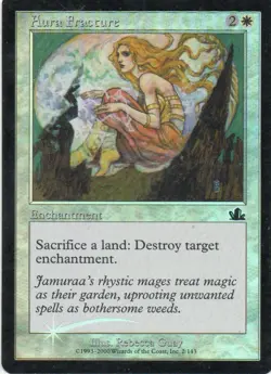 MTG: Prophecy: Foil Aura Fracture: Lightly Played Condition - Image 1
