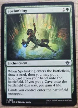 Spelunking - The Lost Caverns of Ixalan - NM - Image 1